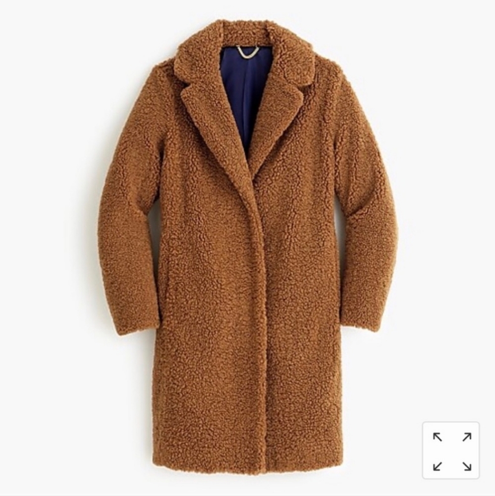 J Crew Teddy Coat